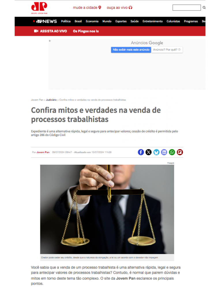 Anttecipe.com empresas que compram processos trabalhistas