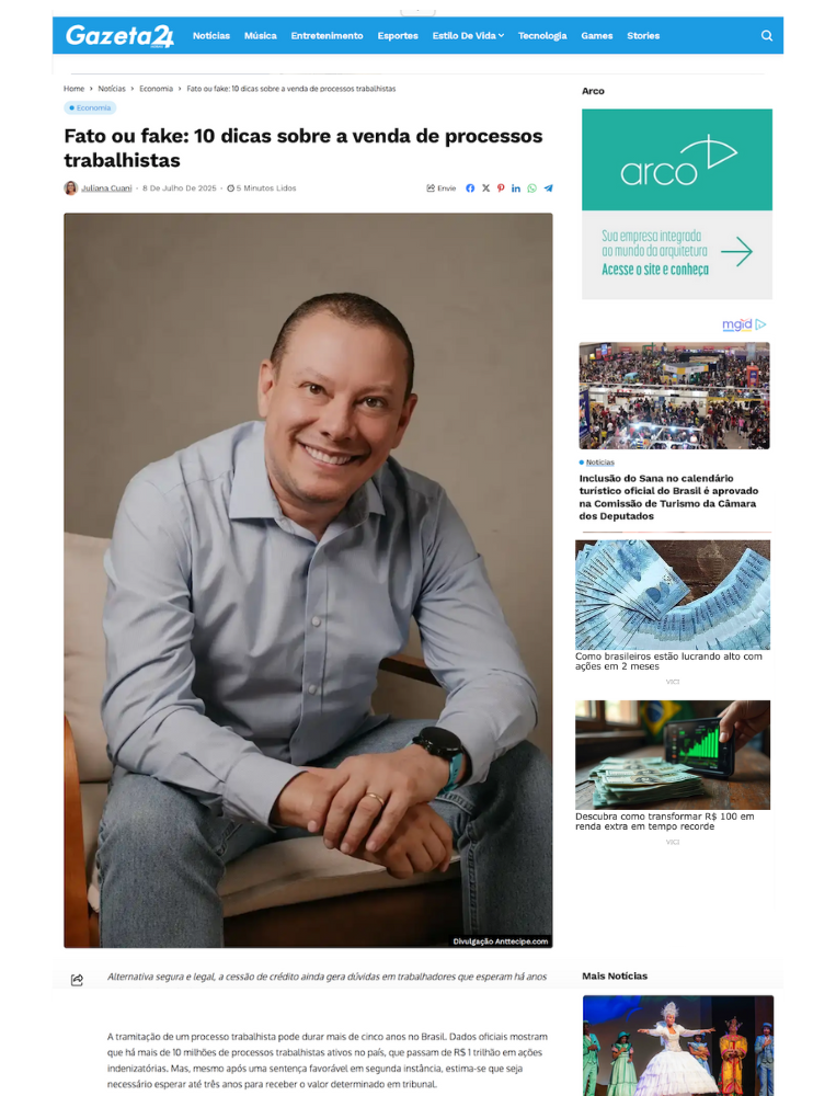 10 dicas sobre a venda de processos trabalhistas Anttecipe.com antecipação de precatórios e processos trabalhistas